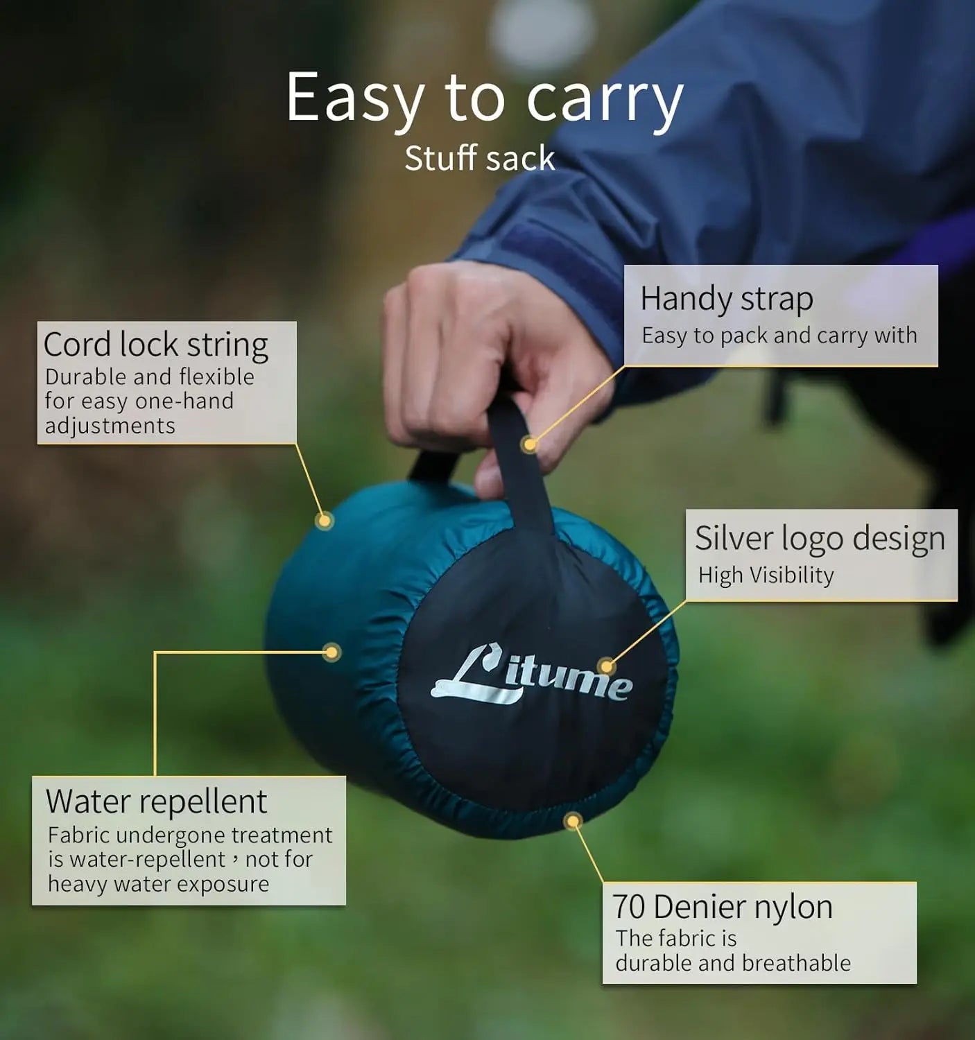 Sleeping Bag Liner Adds 22°F Warmth, Mummy Sack for Camping & Travel in Cold Weather