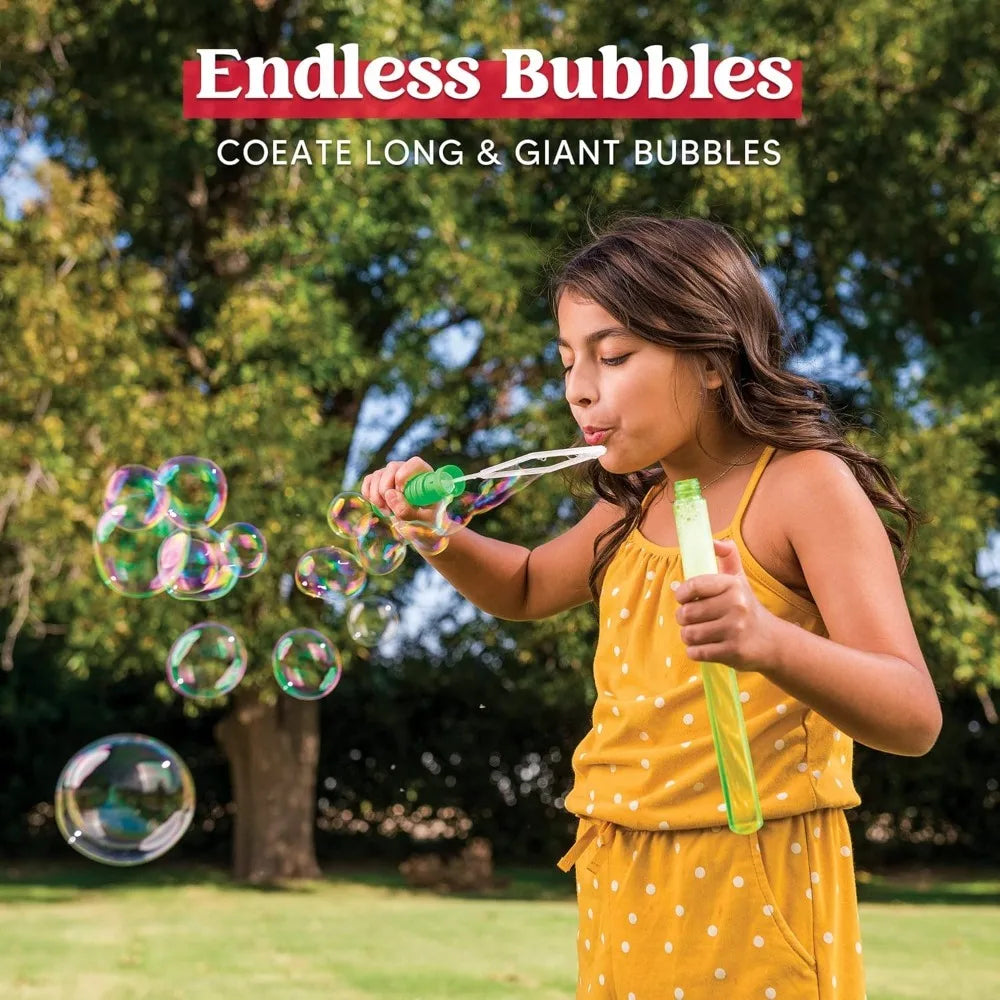 JOYFY 24 Pack 14.6'' Big Bubble Wands Bulk for KidsSummer Toy OutdoorActivity Bubbles Party Favors Supplies