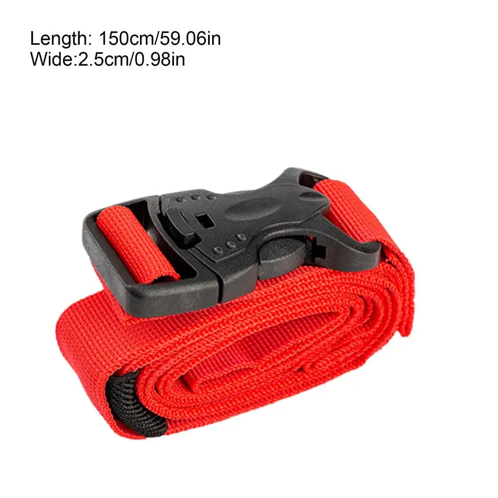 Luggage Belt Strap Nylon Tie Down Straps Adjustable Cargo Safe Belt for Luggage Protection and Easy Identification