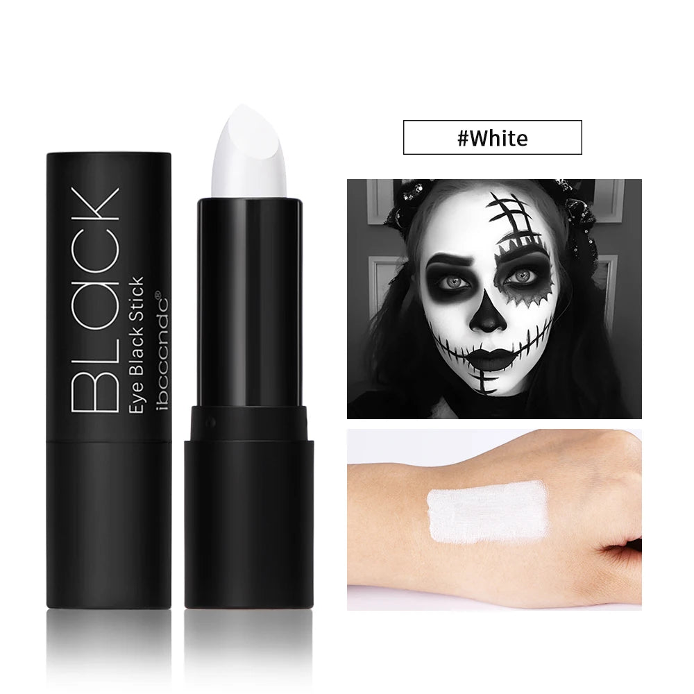 Eye Black Stick 3 Colors Halloween Face Body Paint Stick Waterproof black lipstick Football Stick Waterproof Black Party Football Face Color Game