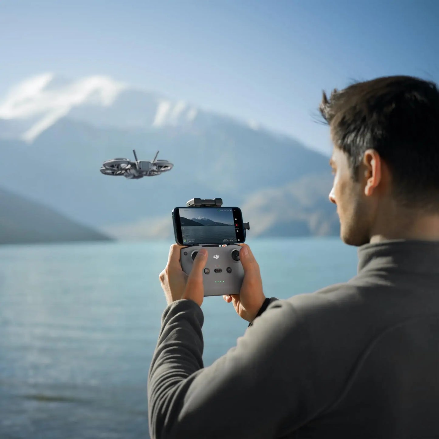 DJI Neo 2 Fly More Combo (Drone Only) 4K Drones With Camera Palm Takeoff & Landing Gesture Control Neo 2 DJI Drone ActiveTrack Omnidirectional Obstacle Sensing 3 Batteries