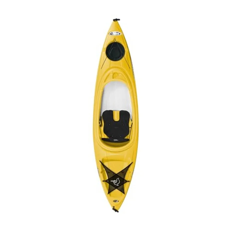 10ft Lightweight Sit-in Recreational Kayak for Outdoor Water Sports - Maxim 100X - Durable Material - Black Design - Ideal for fun
