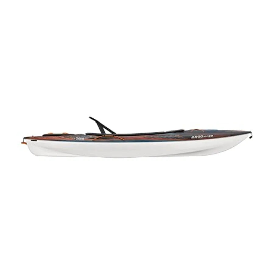 Premium Sit-in Recreational Kayak - Lightweight One-Person Kayak - 10 ft - Durable Polyethylene - Black - Easy to
