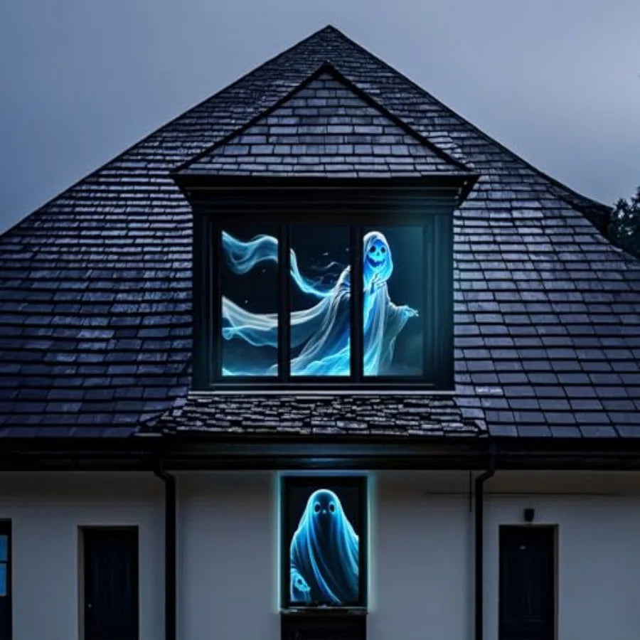 Holographic Rear Projection Screen Material: Indoor Projection Screens 44" x 75" Projectors Halloween Decorations Video Movie N