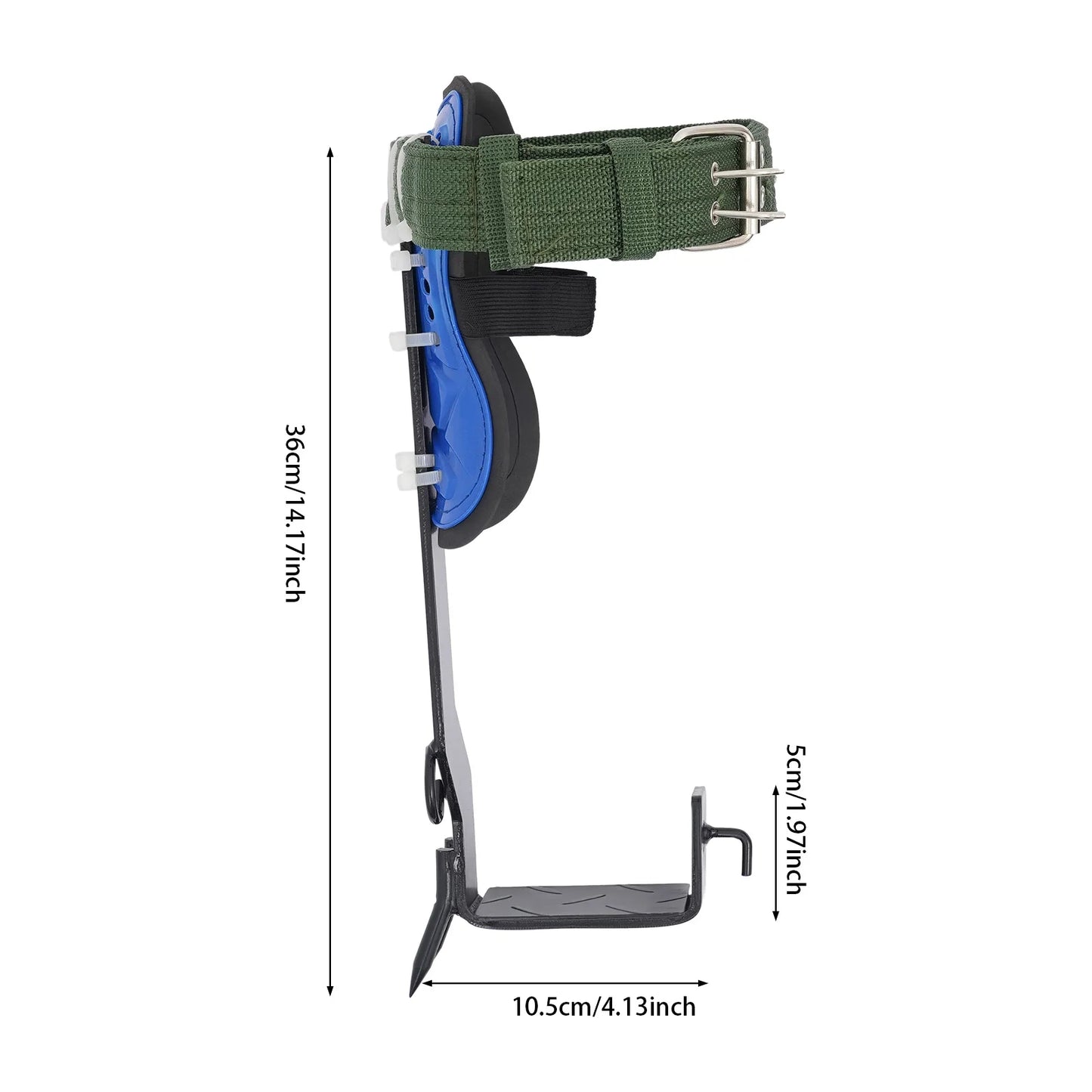Professional Tree Climbing Gear Set, Durable Steel Spurs with Safety Harness & 220LBS Load, Ergonomic Foot Pedals for Logging, Hunting, Picking, Rescue, Arborist Use