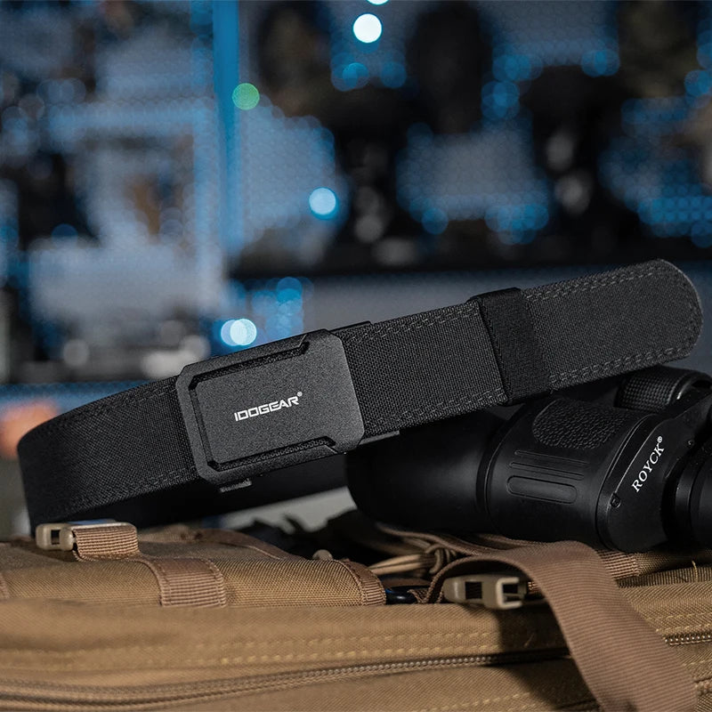 IDOGEAR SPORTS Quick-Adjust Tactical Ratchet Belt | Heavy-Duty 1.75" 1000D Nylon for EDC, CCW & Duty Use 3439
