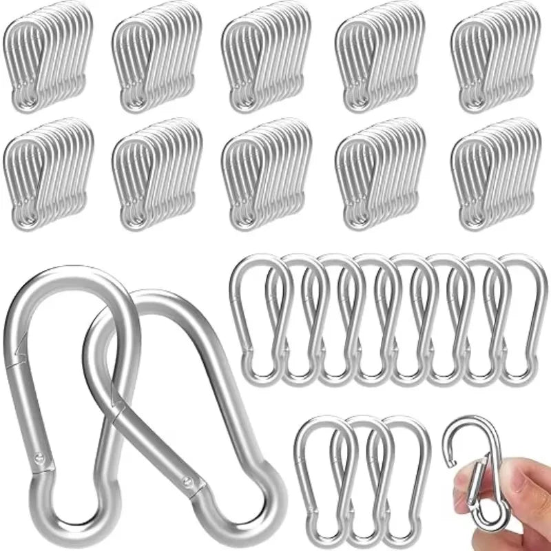 Mini Carabiner Alloy Survival Gear Camp Mountaineering Hook Outdoor Carabiner Keychain Tourist Hooks Fishing Buckle