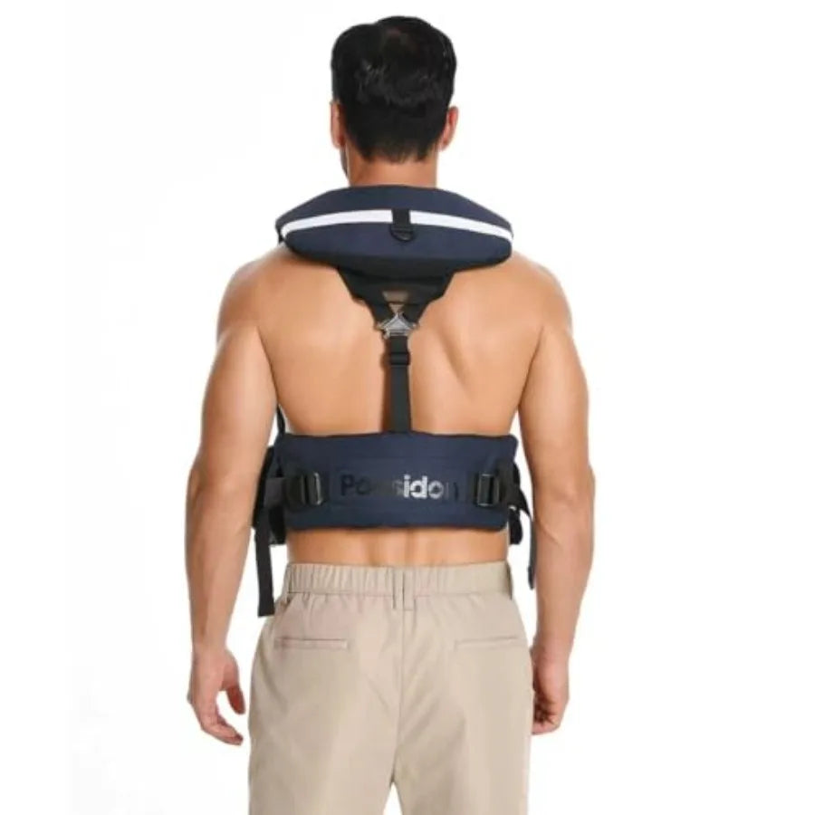 Adjustable Lightweight Breathable Water Safety Life Jacket Classic Unisex Design Multi-Functional Dual Storage Pockets Suitable