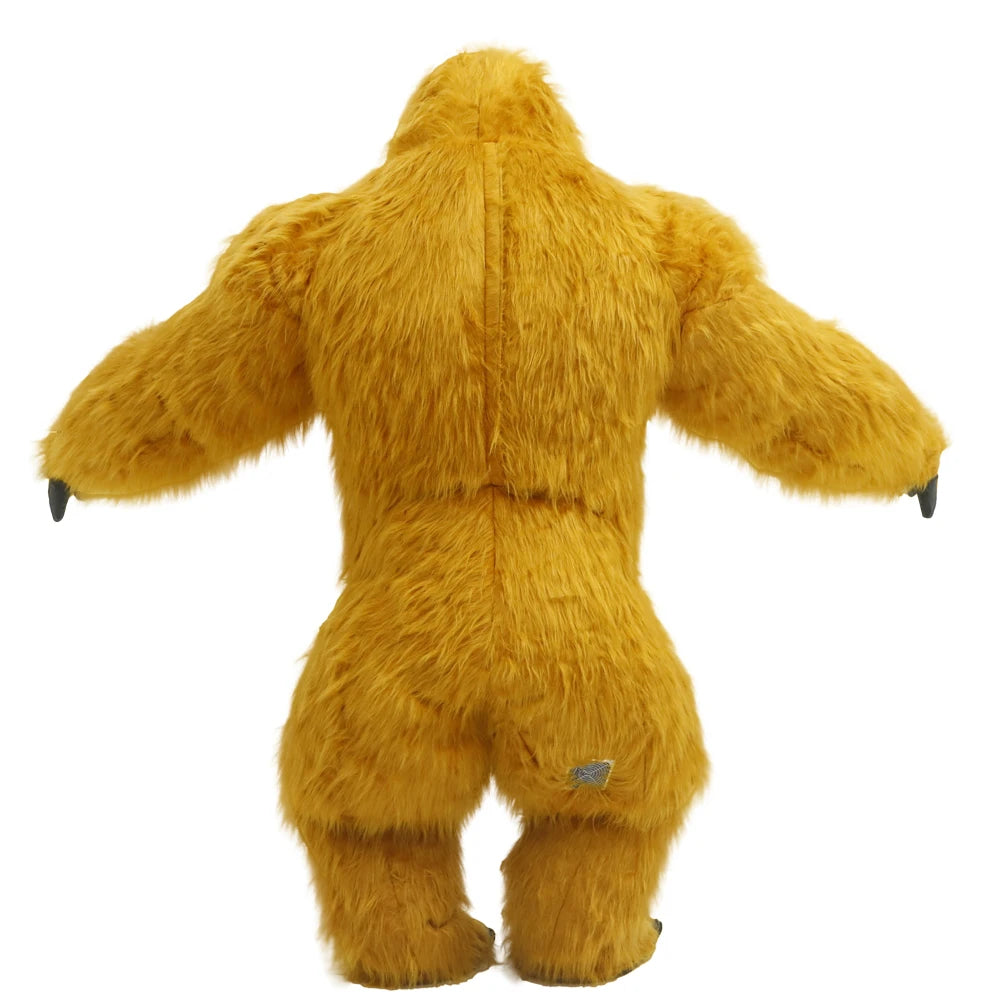 2.6M Inflatable KingKong Costume Gorilla Mascot Parade Adult Character Cosplay Birthday Halloween Party Event Plush Set