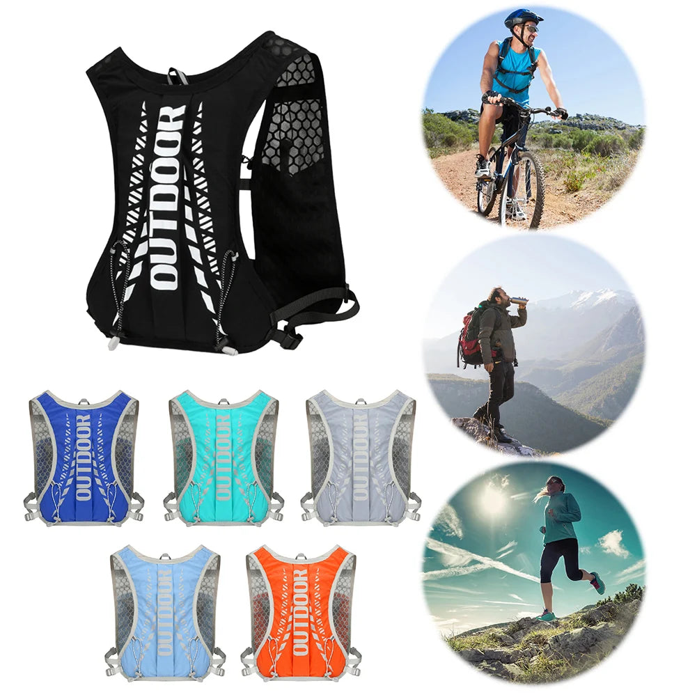 5L Lightweight Running Backpack Hydration Vest, Suitable for Bicycle Marathon Hiking, Ultra-light and Portable 5L