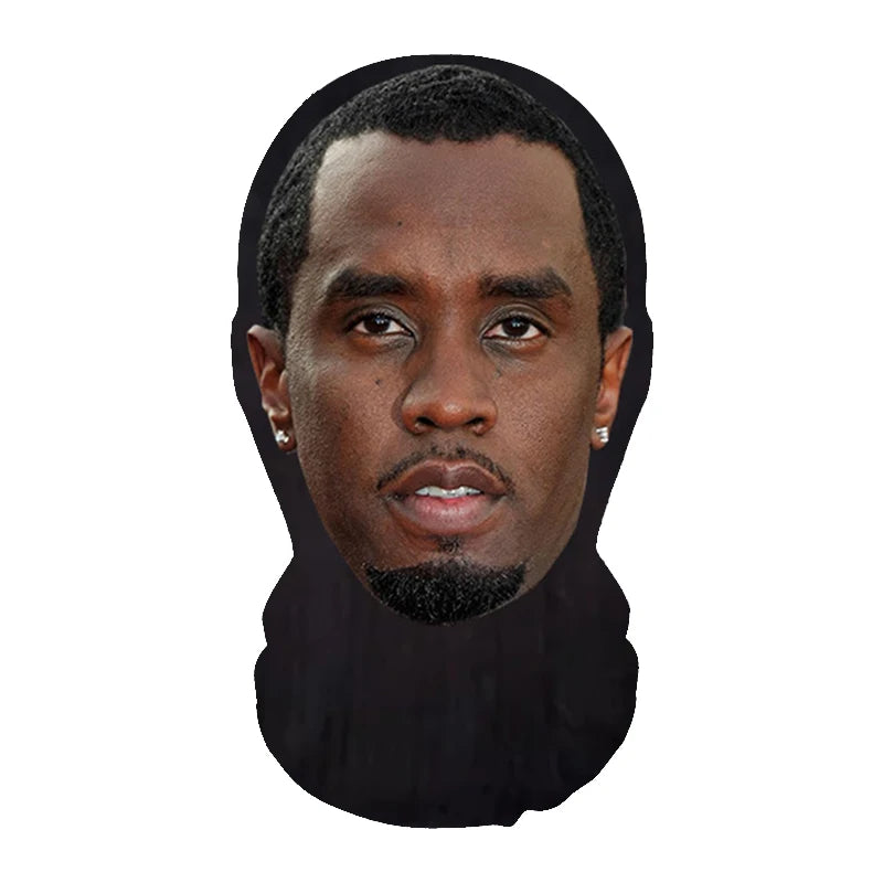 3D Seamless Perspective Funny Celebrity Face Mask Unisex Sunscreen Headcovers Halloween Cosplay Headwear