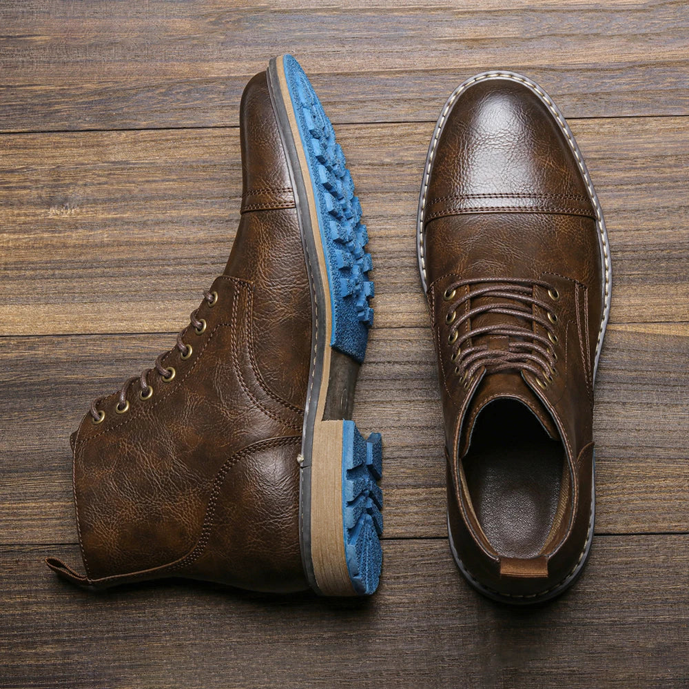 Men Ankle Boots Fashion Brand Comfortable Casual Men Boots