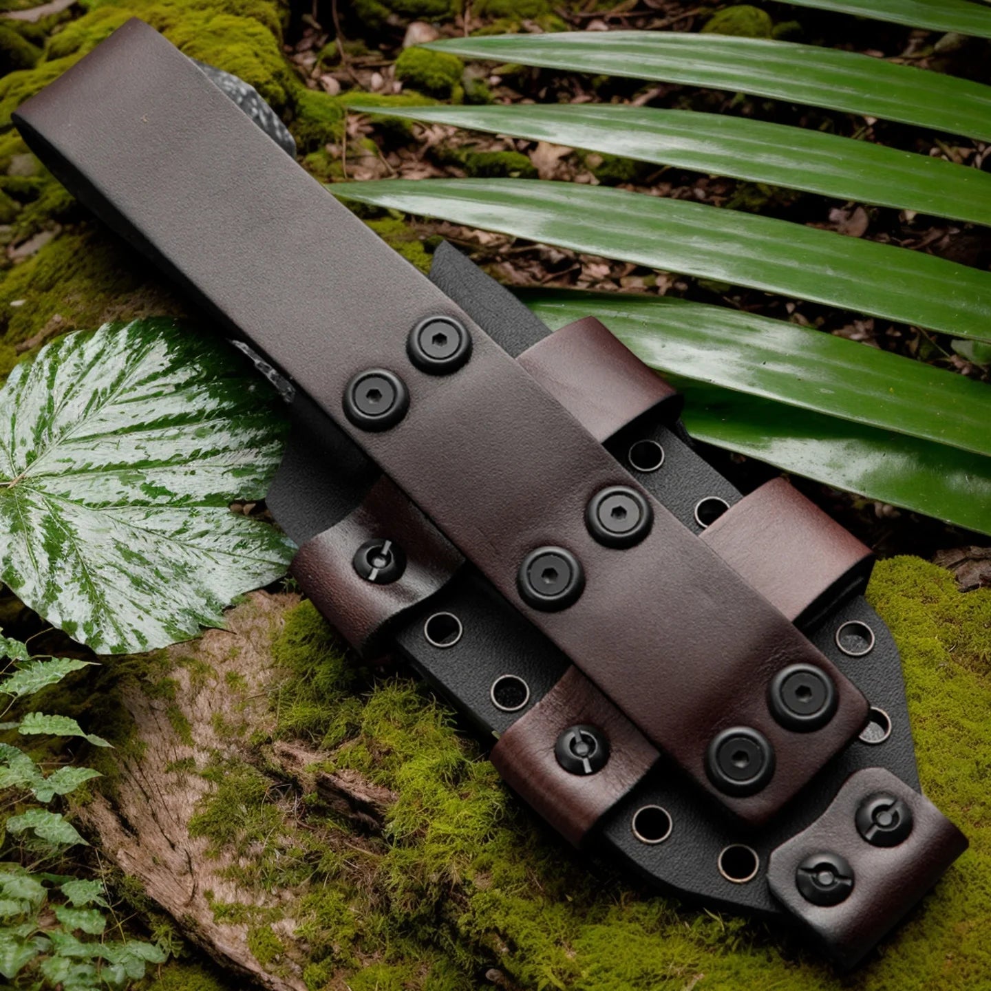 High end stainless steel outdoor straight knife anti slip handle, daily carry on EDC tool, outdoor portable precision multi-functional cutting tool, overseas warehouse straight hair