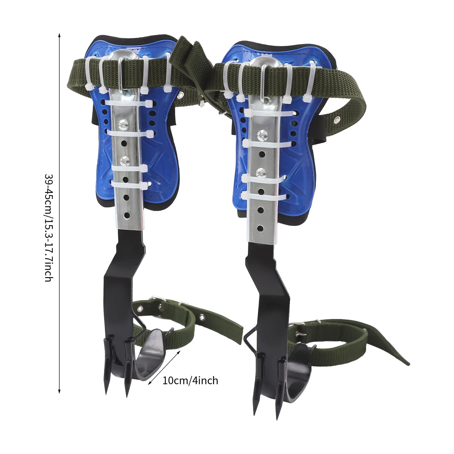 Tree Climbing Gear Adjustable Climbing Spike with Extra Multi-Functional Straps Tree Climbing Tools for Jungle Survival