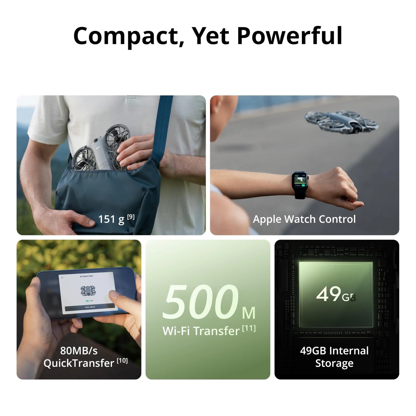 DJI NEO 2 Drones 4K With Camera Palm Takeoff & Landing Gesture Control Smooth Reliable Tracking Lightweight Foldable Mini Neo 2 DJI Drone All-Around Safety & Flexible Flight
