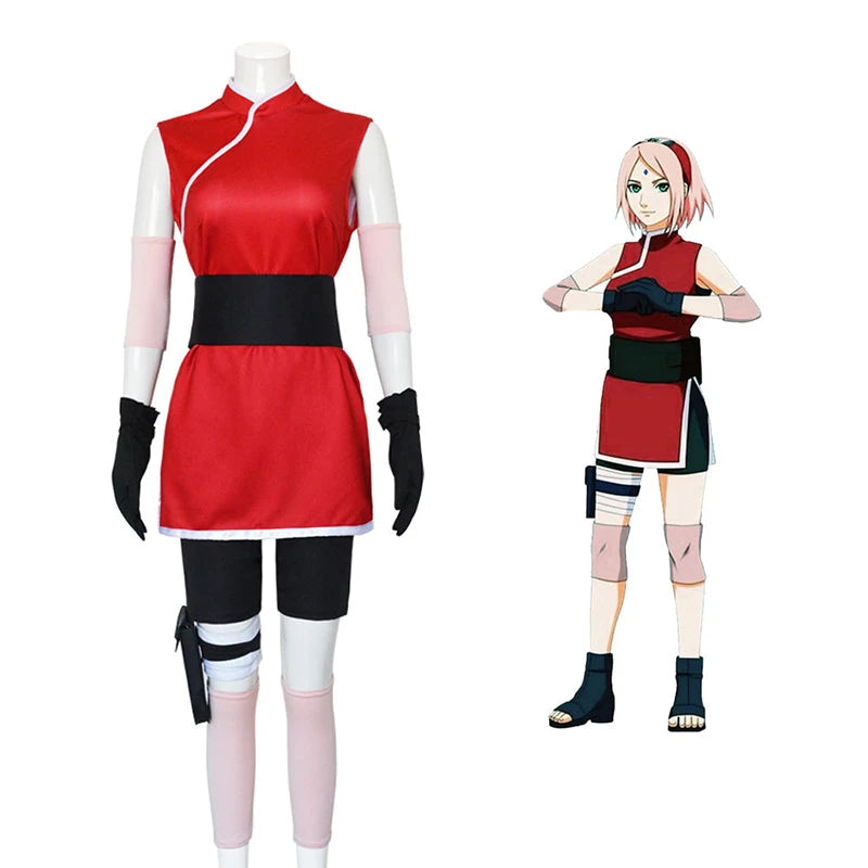 Anime Chuno Sakura Sakura cosplay dress neutral ninja cartoon Halloween carnival fantasy carnival costume