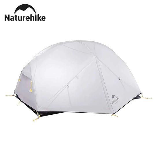 Naturehike Mongar 2 Person Tent 20D Nylon 210T Waterproof Ultralight Camping Hiking Tent with Mat Backpacking Travel Tent