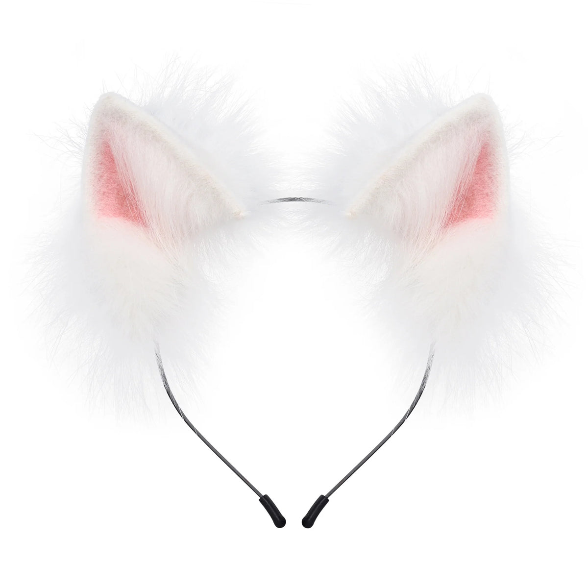 Cute Cat Ears Headband Plush Animal Ears Hair Hoop Party Headpiece Costume for Kids Adults Halloween Dress Up