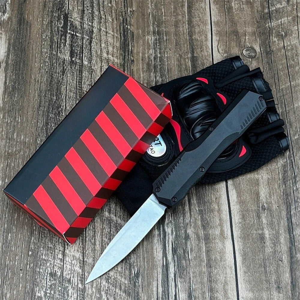 9000 A High-quality T6 Aluminum Handle with D2 Blade Knife Outdoor EDC Rock Climbing Camping Portable Tool