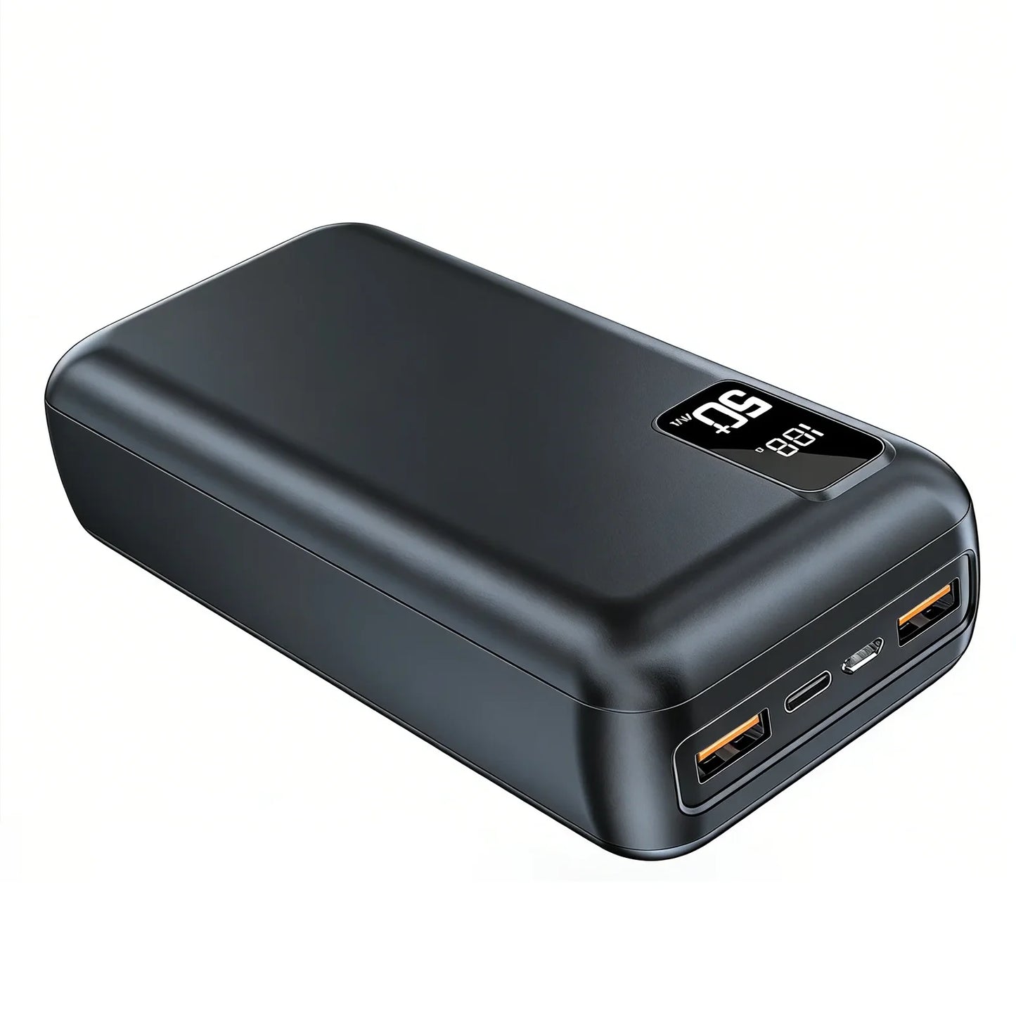 Hganus 50000mAh Powerbank 22.5W Fast Charge Protable Powerbank External Battery High Capacity For IPh Xiaomi Samsung Outdoor Use
