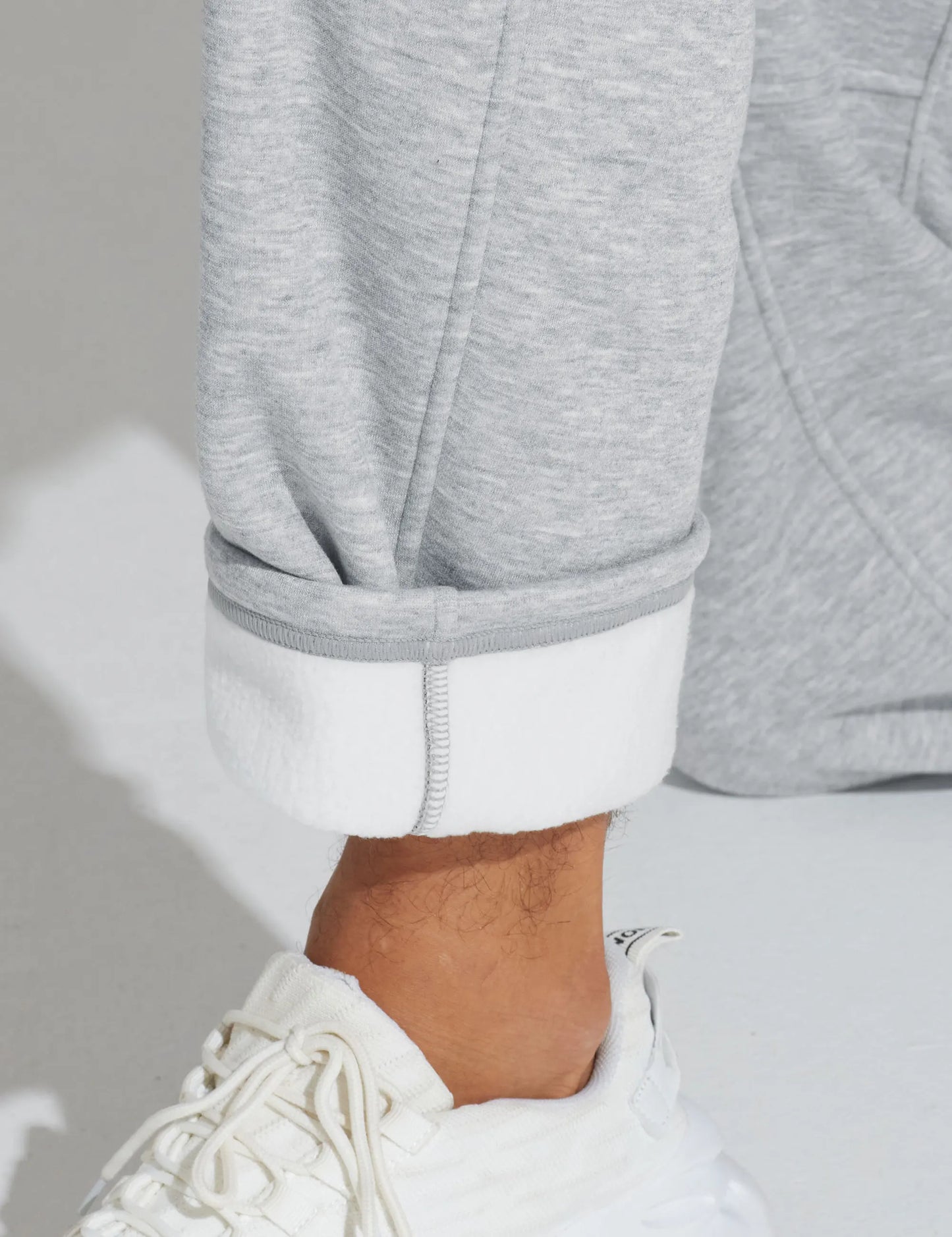 THE GYM PEOPLE Men's Baggy Sweatpants Fleece Drawstring Straight Leg Open Bottom Workout Pants with Pockets