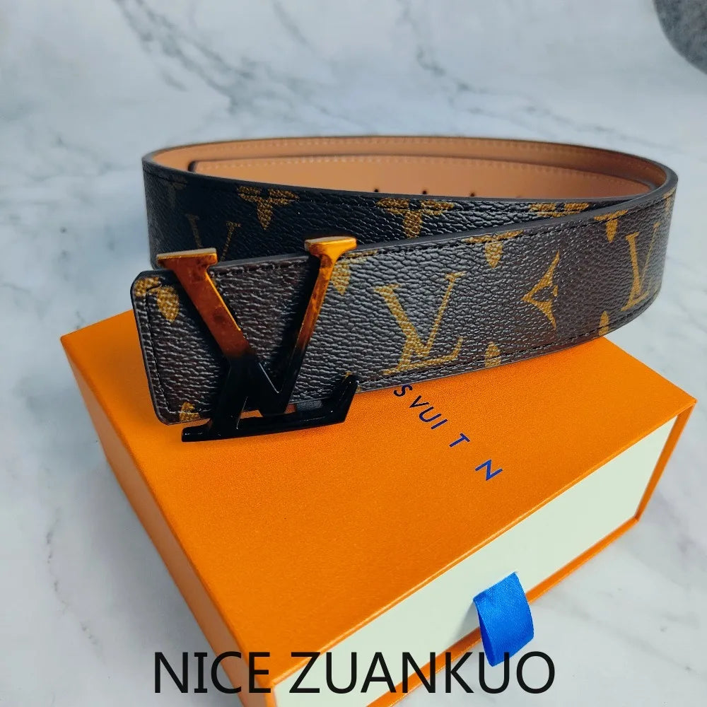 French High-end Luxurious Style Belt, Men's Business Printed Belt, High-end Multi-functional Women's Belt, Couple's Belt, Trendy Personalized Belt. High-end Brand Belt
