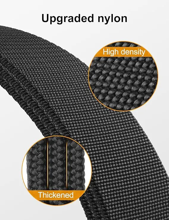 Stretch Tactical Belt for Men, Military Work Rigger Hiking 1.5" Elastic Nylon Web Ratchet Quick Release Belt