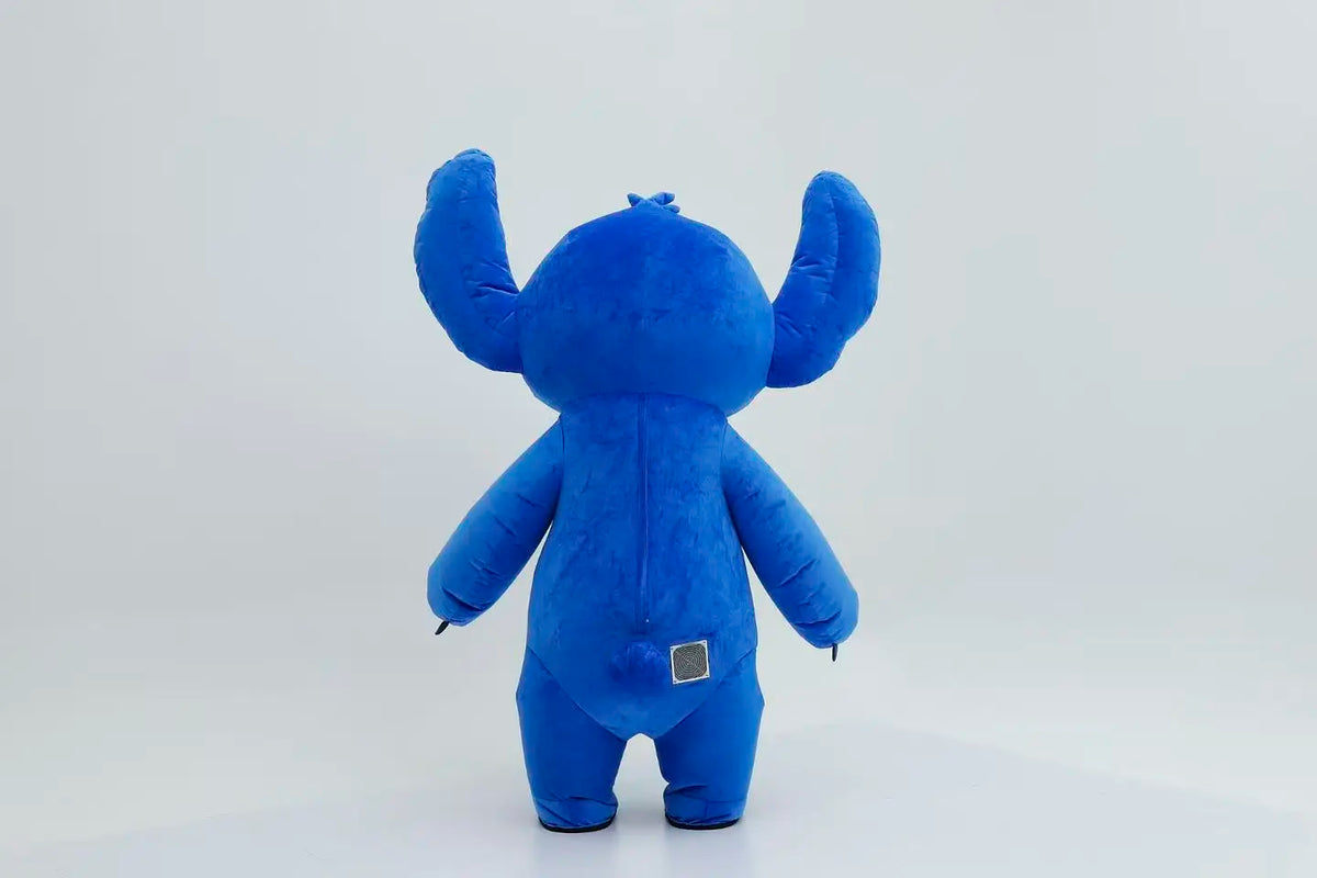 2.6M Inflatable Blue Alien Creature Costume Mascot Parade Adult Character Cosplay Birthday Halloween Party Event Set