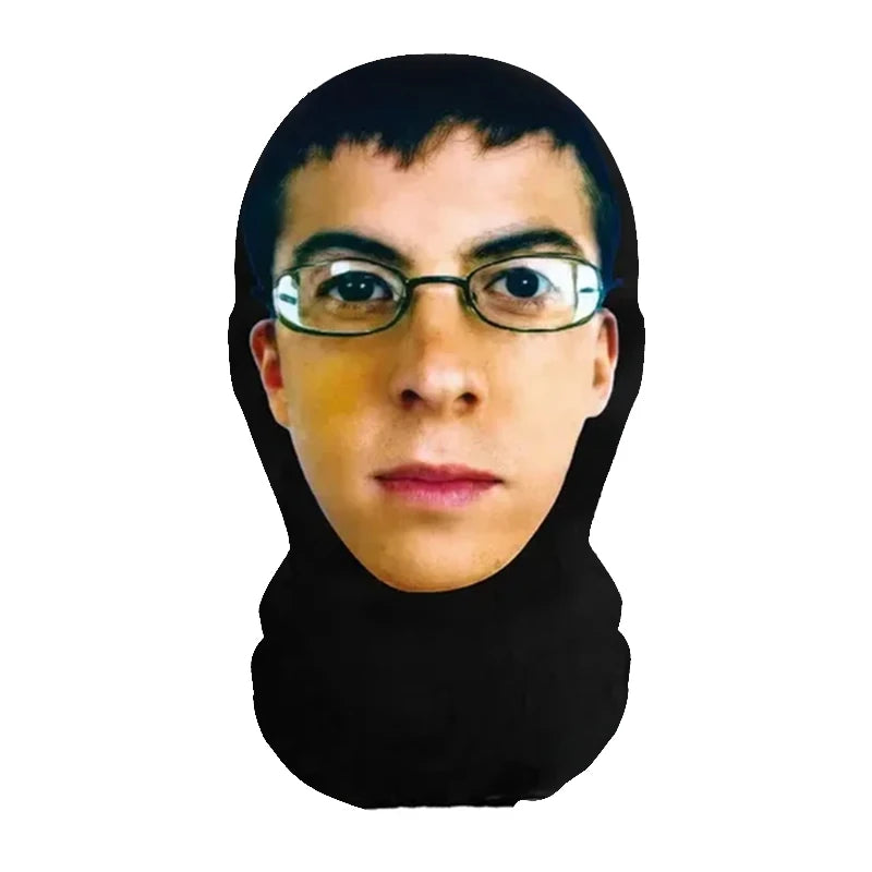 3D Seamless Perspective Funny Celebrity Face Mask Unisex Sunscreen Headcovers Halloween Cosplay Headwear
