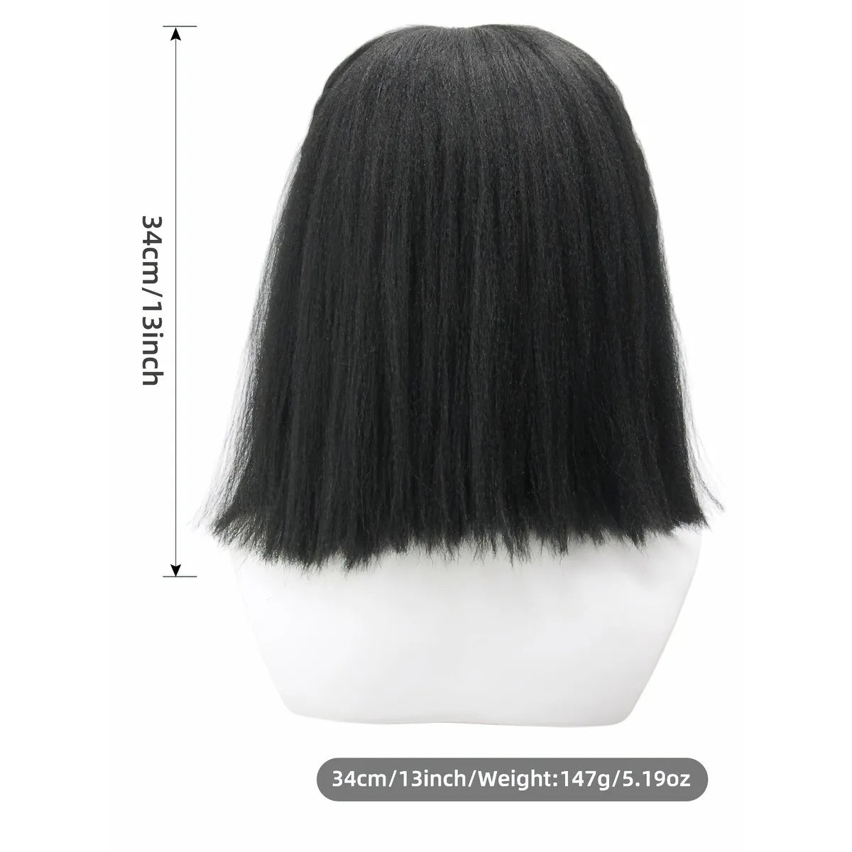 Black Braided Bob Wig Synthetic Short Bangs Gold Beads African Egyptian Queen Costume Wig Halloween Cosplay Party Carnival