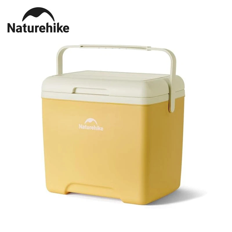 Naturehike 18L Cooler Box Portable Insulated Ice Chest Box Outdoor Picnic Food Cold Preservation Box Fishing Barbecue