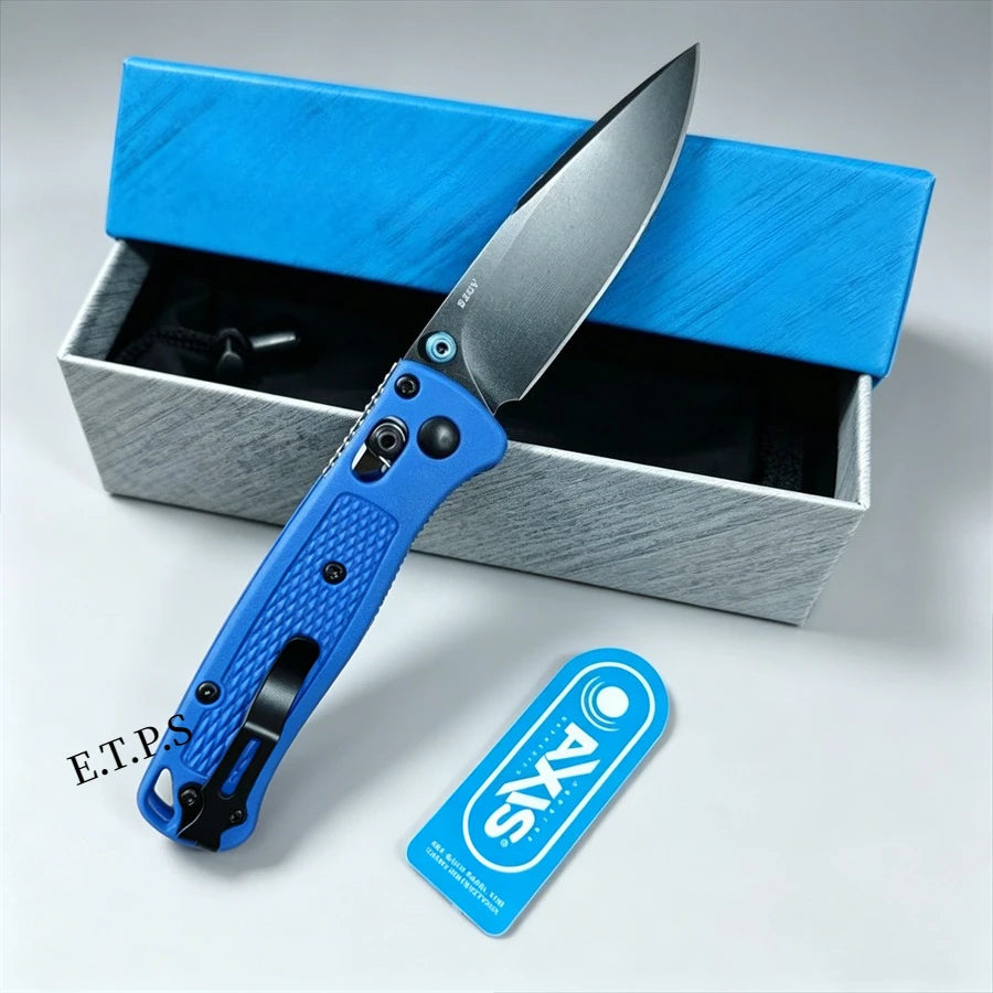 Folding 535 AXIS Knife Lightweight EDC Pocket Knife with Drop Point Blade Outdoor Camping Survival Everyday Carry for Men's Gift