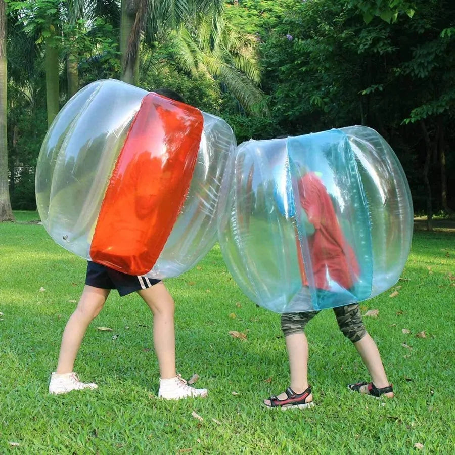 2 Pack Inflatable Sumo Balls for and Adults 3ft/0.90m Bumper Balls for Outdoor Summer Fun Interactive Human Hamster Ball Play