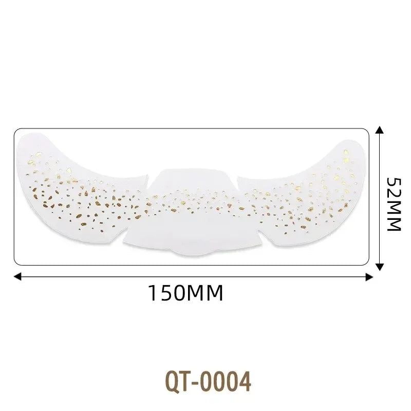 6 Sheets Hot Stamping Freckles Makeup Patches Glitter Gold Fake Freckles Temporary Tattoo Stickers for Dance Music Party Makeup