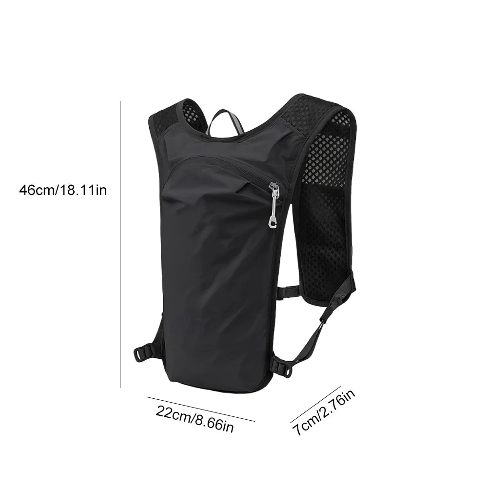 Outdoor Trail Running Ultralight Backpack Running Hydration Vest Breathable Marathon Running Backpack Bicycle Bag for Marathon