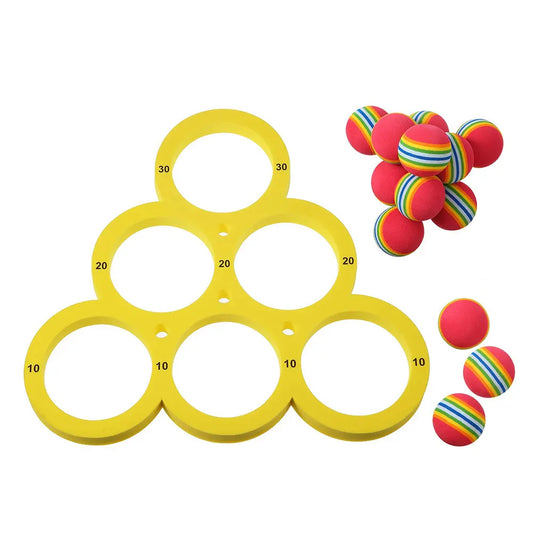 Pool Toys Games Set with 10 Balls Pool Floating Throwing Games Floating Pool Water Toys for Kids Adults Swimming Pool Water Game