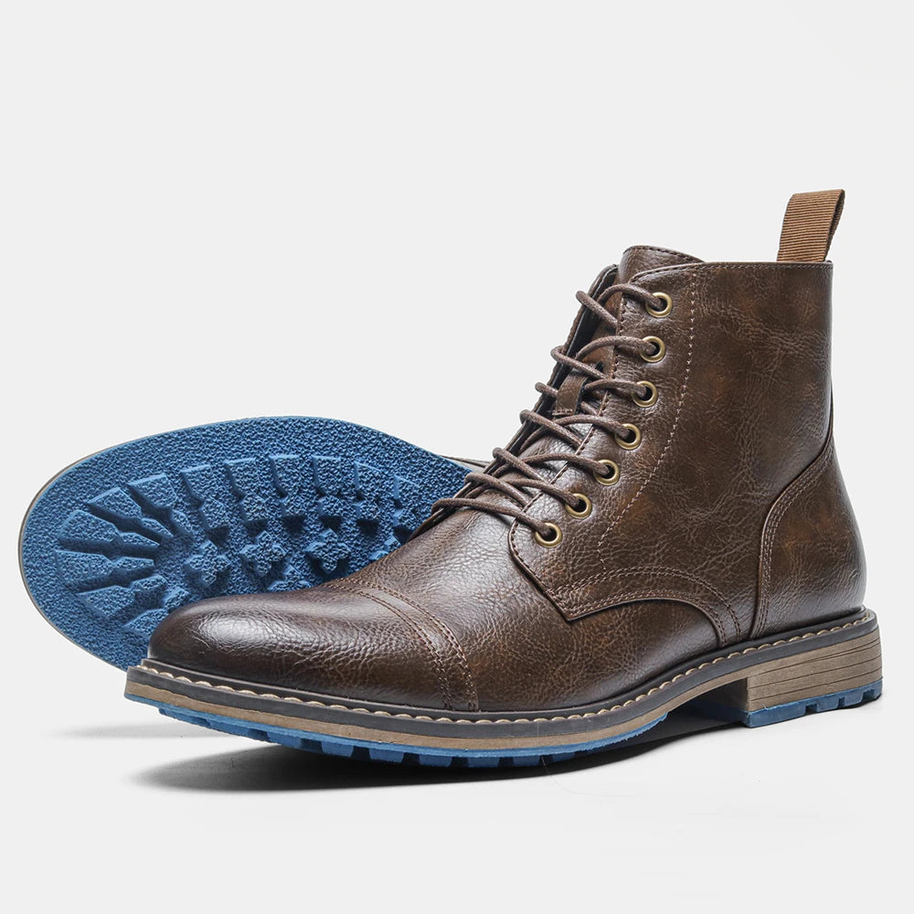 Men Ankle Boots Fashion Brand Comfortable Casual Men Boots