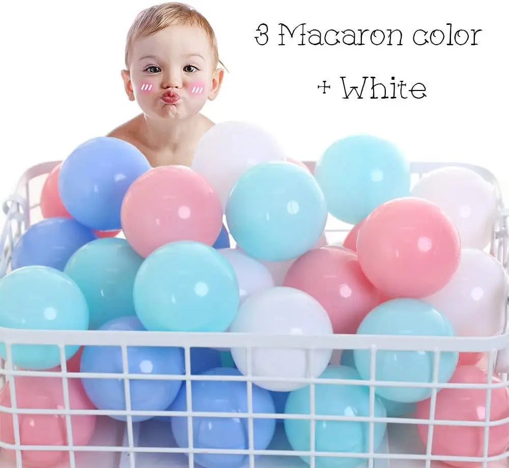 50PCS Soft Pit Balls, Chemical-Free Crush Proof Plastic Ocean Ball, BPA Free No Smell, Safe for Toddler Ball Pit/Kiddie Pool