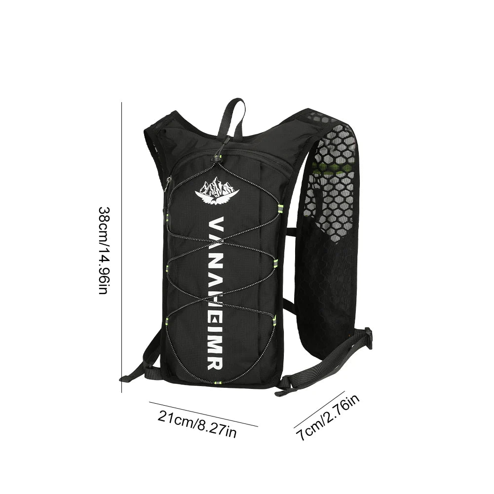 Outdoor Trail Running Ultralight Backpack Running Hydration Vest Breathable Marathon Running Backpack Bicycle Bag for Marathon