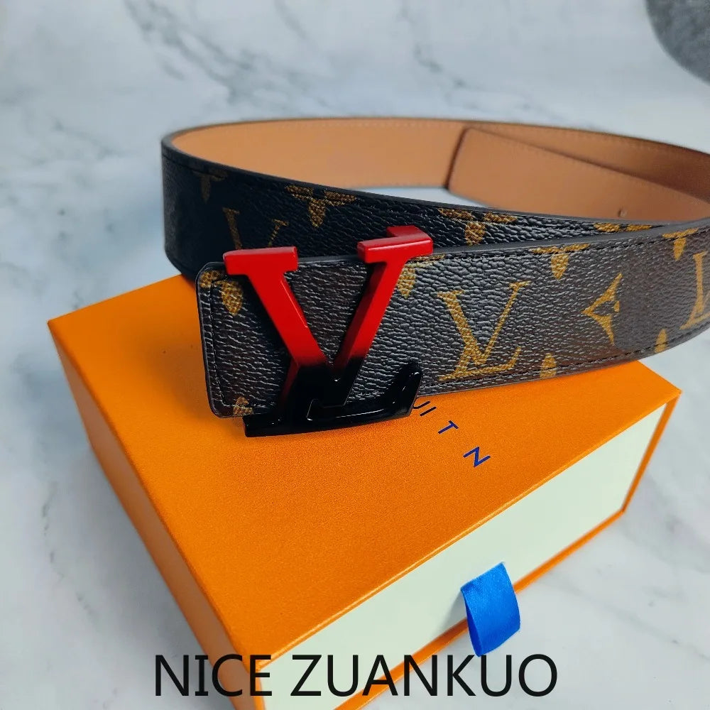 French High-end Luxurious Style Belt, Men's Business Printed Belt, High-end Multi-functional Women's Belt, Couple's Belt, Trendy Personalized Belt. High-end Brand Belt