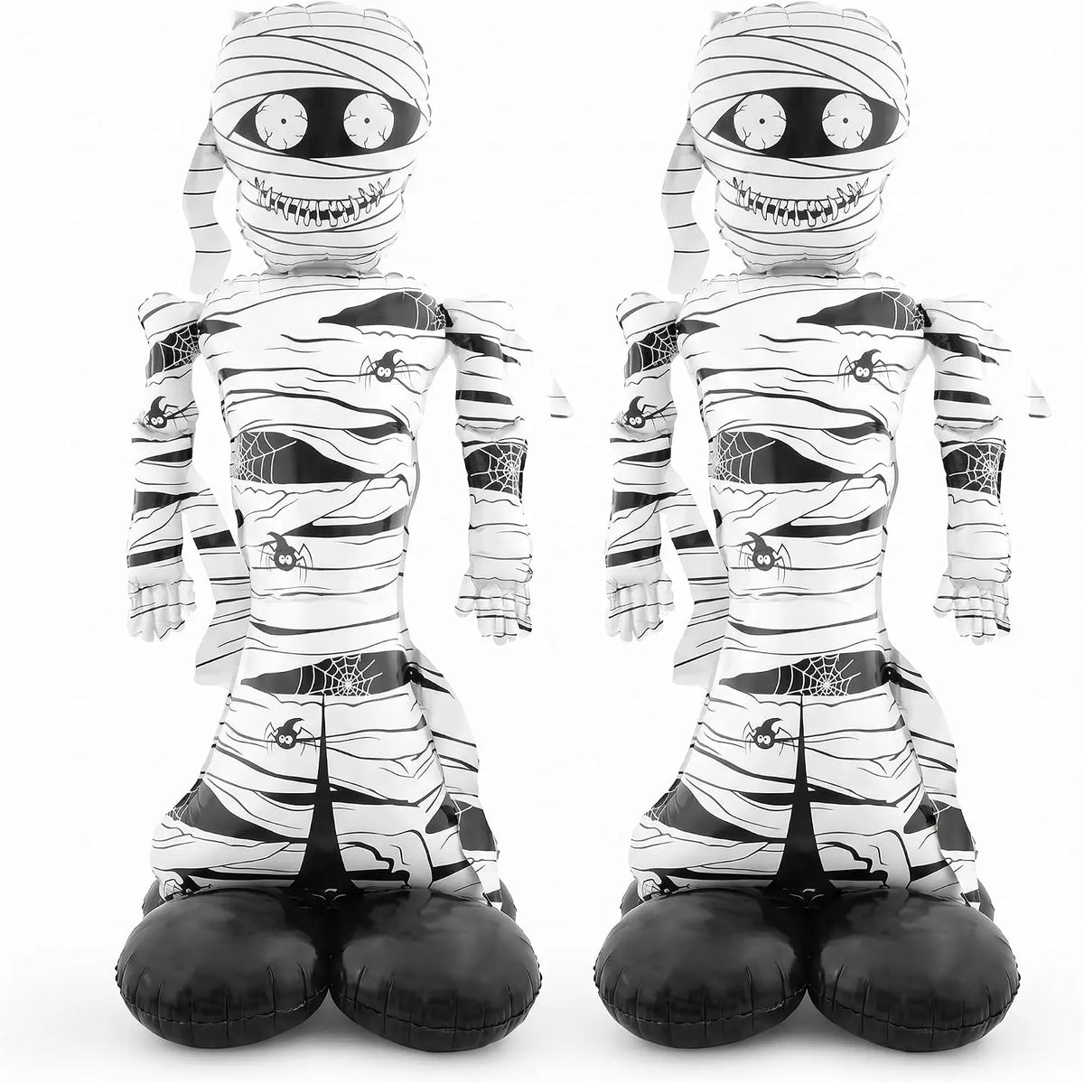 2 Pack Halloween Mummy Standing Foil Balloons