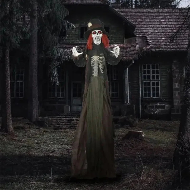 Halloween Decoration - Zombie Design with a Realistic Skeleton Chest and Scary Sharp Teeth