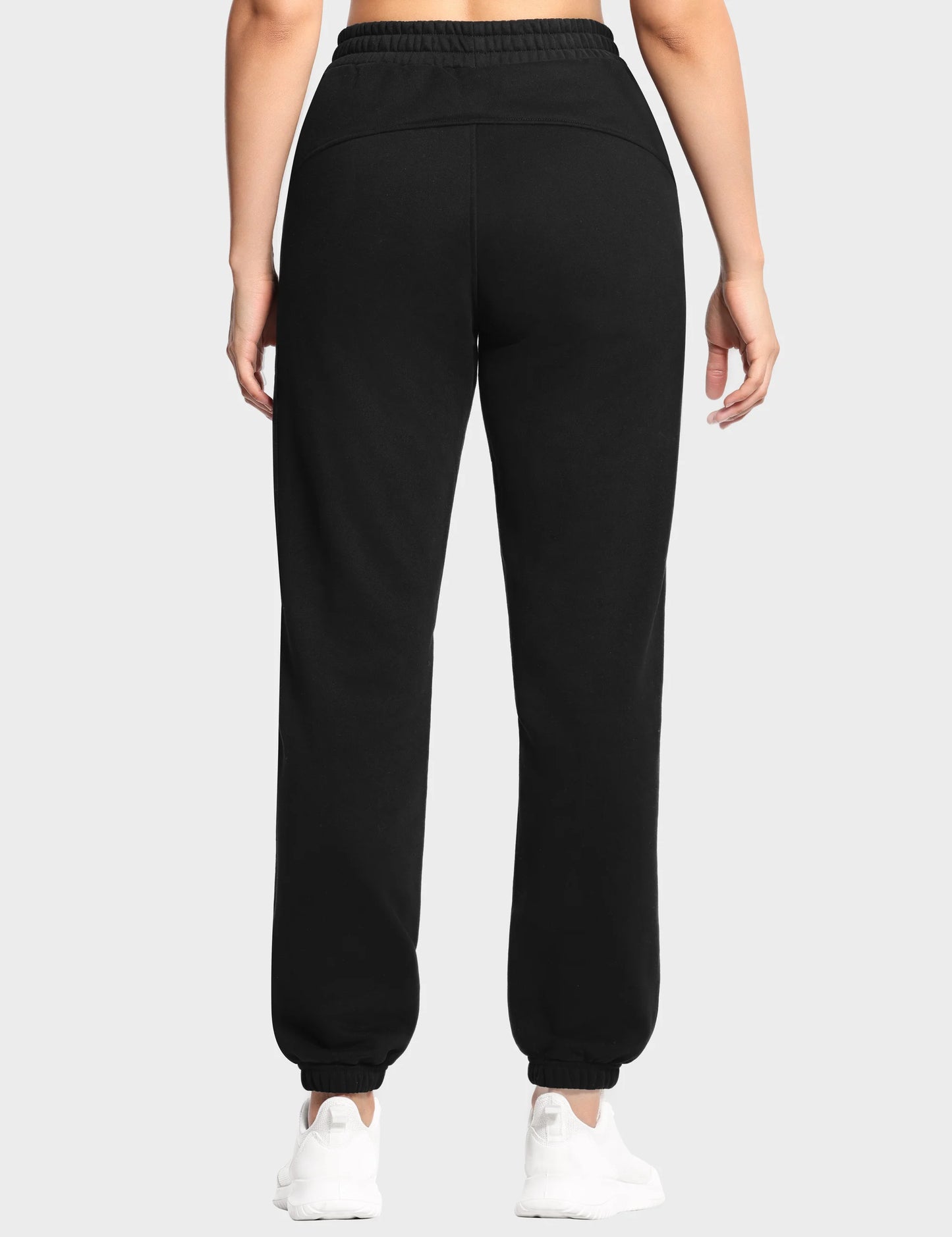 THE GYM PEOPLE Women's Fleece Sweatpants Warm Workout Joggers Pants with Pockets