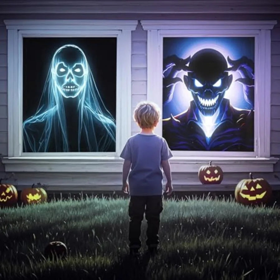 Holographic Rear Projection Screen Material: Indoor Projection Screens 44" x 75" Projectors Halloween Decorations Video Movie N