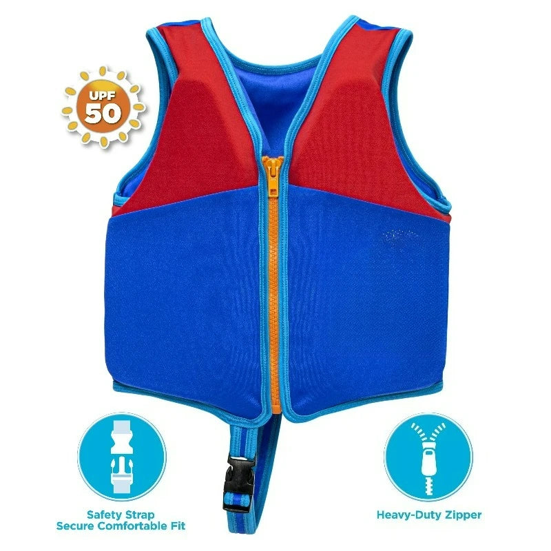 SwimSchool Trainer Kids Swim Vest, Blue