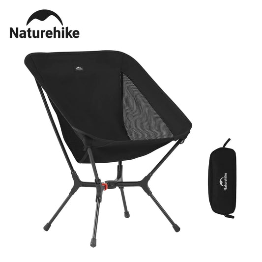 Ultralight Folding Camping Chair Aluminum Alloy Fishing Chair 200kg Load Portable Compact Backpacking Hiking Chair