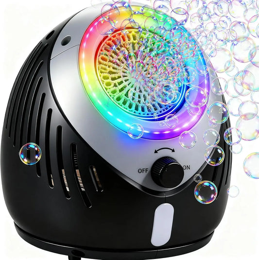 JOYFY Play-Act Bubble Machine Blower with Solutions for Wedding Summer Outdoor Indoor Toy Party Kids Birthday Gift